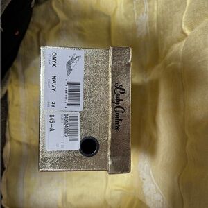Betsey Johnson Gold Glitter Shoe Box